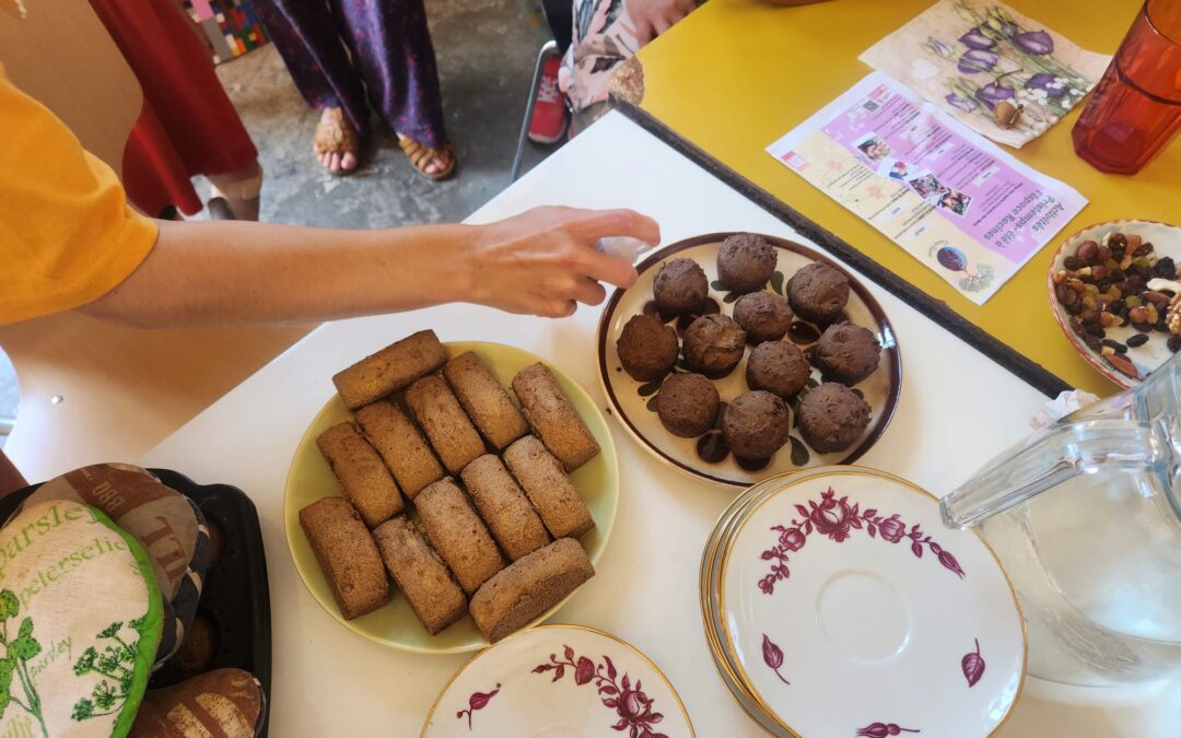 Atelier muffins végétaliens par Espace Racines