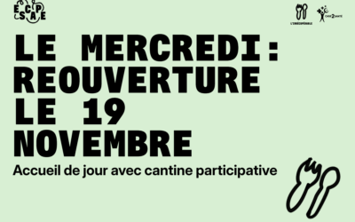 Cantine solidaire réouverture le 19 novembre